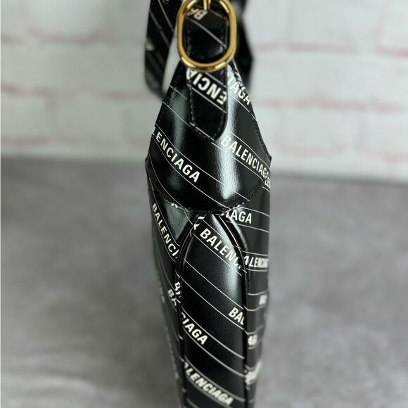 Gucci x Balenciaga Jackie 1961 Clip Black Hobo Bag NWT 636712 $3200 - Picture 5 of 16